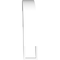 Ekena Millwork 3-in. W x 10-in. D x 14-in. H Ozark Architectural Grade PVC Knee Brace BRCP03X10X14OZK - alternate 4